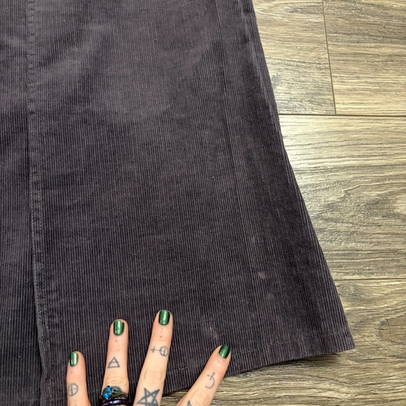 NWT Y2K European Vintage Poetry Corduroy Cotton Midi Skirt (Purple) UK 12/US 8 - Picture 6 of 7